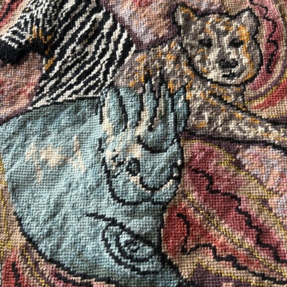 Vintage Kolorway Embroidered Denim Jacket - Size L - Picture 8 of 12